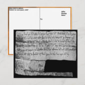 Carte Postale Lettres patentes du roi John pour Liverpool, 1207 (Devant / Derrière)