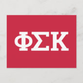 Carte Postale Lettres Phi Sigma Kappa (Devant)