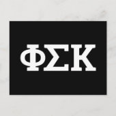Carte Postale Lettres Phi Sigma Kappa (Devant)