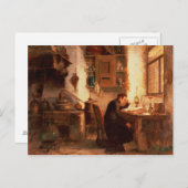 Carte Postale L'étudiant en chimie et en pharmacie (Devant / Derrière)