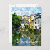 Carte Postale Lëtzebuerg - Luxembourg (Devant / Derrière)