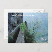 Carte Postale Levada do Norte, MADEIRA aventure (Devant / Derrière)