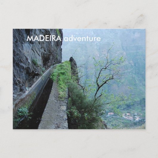 Carte Postale Levada do Norte, MADEIRA aventure (Devant)