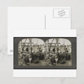 Carte Postale Levage de l'eau du Nil en Egypte vers 1928 (Devant / Derrière)