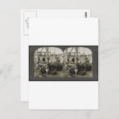 Carte Postale Levage de l'eau du Nil en Egypte vers 1928 (Devant / Derrière)