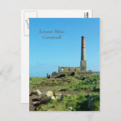 Carte Postale Levant Mine Cornwall Angleterre Photo (Devant / Derrière)