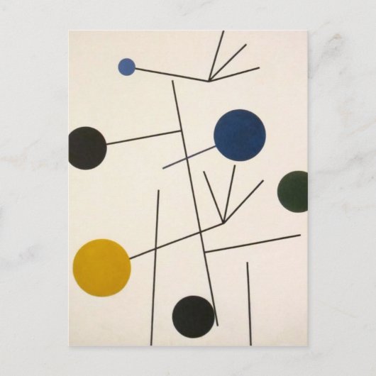 Carte Postale Levée, chute, vol par Sophie Taeuber-Arp (Devant)