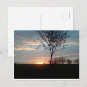 Carte Postale Lever de soleil (Devant / Derrière)