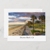 Carte Postale Lever de soleil à Daytona Beach : Une escapade côt (Devant / Derrière)
