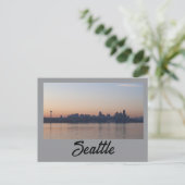 Carte Postale Lever de soleil à Seattle (Debout devant)