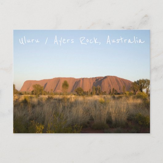 Carte Postale Lever de soleil à Uluru / Ayers Rock, Australie (Devant)