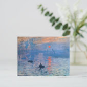 Carte Postale Lever de soleil - Claude Monet (Debout devant)