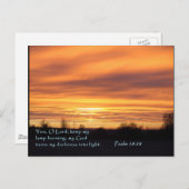 Carte Postale Lever de soleil de 18h28 de psaume (Devant / Derrière)