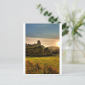 Carte Postale Lever de soleil de château de Corfe (Debout devant)