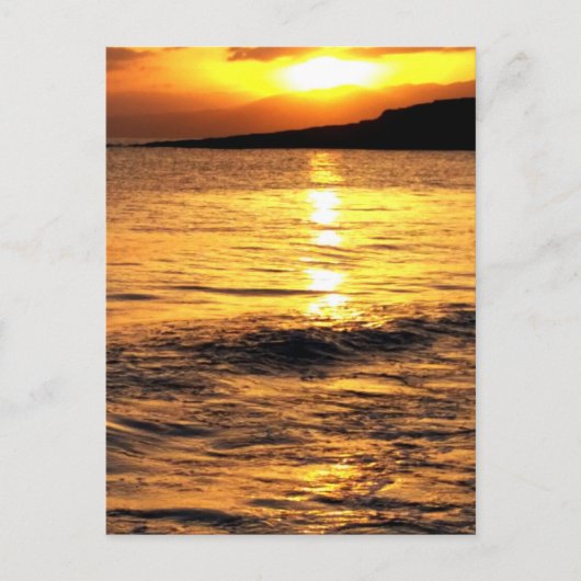 Carte Postale Lever de soleil de Grèce (Devant)