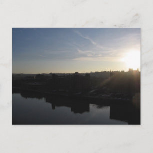 Carte Postale lever de soleil de troy sur l'hudson