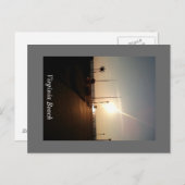 Carte Postale Lever de soleil de Virginia Beach (Devant / Derrière)