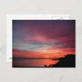 Carte Postale Lever de soleil d'hiver à Hampton est (Devant / Derrière)