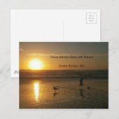 Carte Postale Lever de soleil externe de banques :  Ces banques (Devant / Derrière)