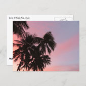 Carte Postale Lever de soleil hawaïen (Devant / Derrière)