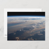 Carte Postale Lever de soleil jette de longues ombres sur la mer (Devant / Derrière)