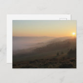 Carte Postale Lever de soleil Pieniny (Devant / Derrière)