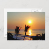 Carte Postale Lever de soleil - San Jose de Cabo (Devant / Derrière)