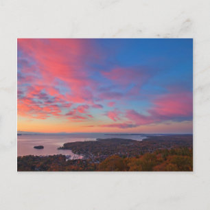 Carte Postale Lever de soleil sur Camden, Maine