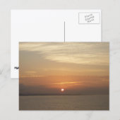 Carte Postale Lever de soleil sur la mer des Caraïbes Aruba II (Devant / Derrière)