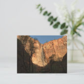 Carte Postale Lever de soleil sur le sentier Riverside Walk à Zi (Debout devant)