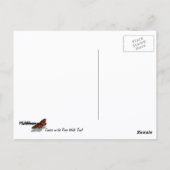 Carte Postale Lever de soleil sur le sentier Riverside Walk à Zi (Dos)