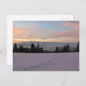 Carte Postale Lever de soleil sur les Tatras (Devant / Derrière)