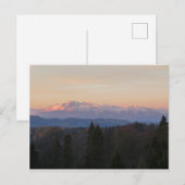 Carte Postale Lever de soleil sur les Tatras (Devant / Derrière)