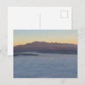 Carte Postale Lever de soleil sur les Tatras (Devant / Derrière)