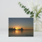 Carte Postale Lever de soleil sur San Diego (Debout devant)