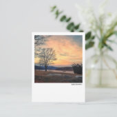 Carte Postale Lever du lac Scranton-Janvier (Debout devant)