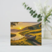 Carte Postale Lever du matin calme (Debout devant)