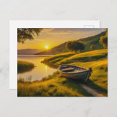 Carte Postale Lever du matin calme (Devant / Derrière)