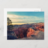 Carte Postale Lever Du Soleil À Bryce (Devant / Derrière)