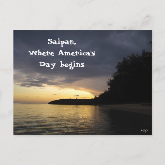 Carte Postale Lever Du Soleil À Pau Pau Beach (Devant)