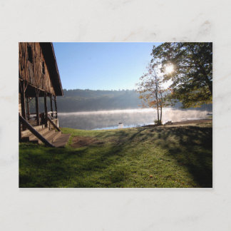 Carte Postale Lever du soleil au camp