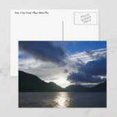 Carte Postale Lever du soleil au croissant du lac (Devant / Derrière)