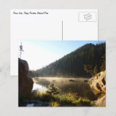 Carte Postale Lever du soleil au lac Dream (Devant / Derrière)