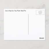 Carte Postale Lever du soleil au lac Nymph I (Dos)