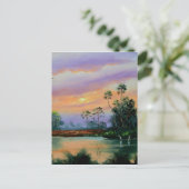 Carte Postale Lever du soleil dans les Everglades (Debout devant)