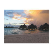 Lever du soleil de Bora Bora