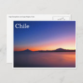 Carte Postale lever du soleil de llanquihue (Devant / Derrière)