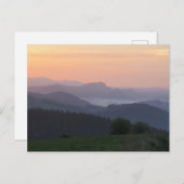 Carte Postale Lever du soleil de Pieniny (Devant / Derrière)