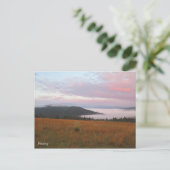 Carte Postale Lever du soleil des montagnes Pieniny (Debout devant)