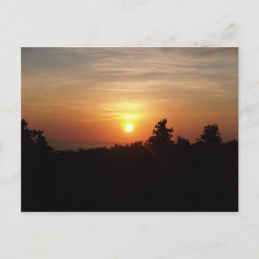 Carte Postale lever du soleil @ senaru (Devant)